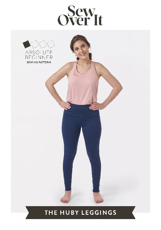Huby Leggings PDF Sewing Pattern Comfortable Compression Leggings