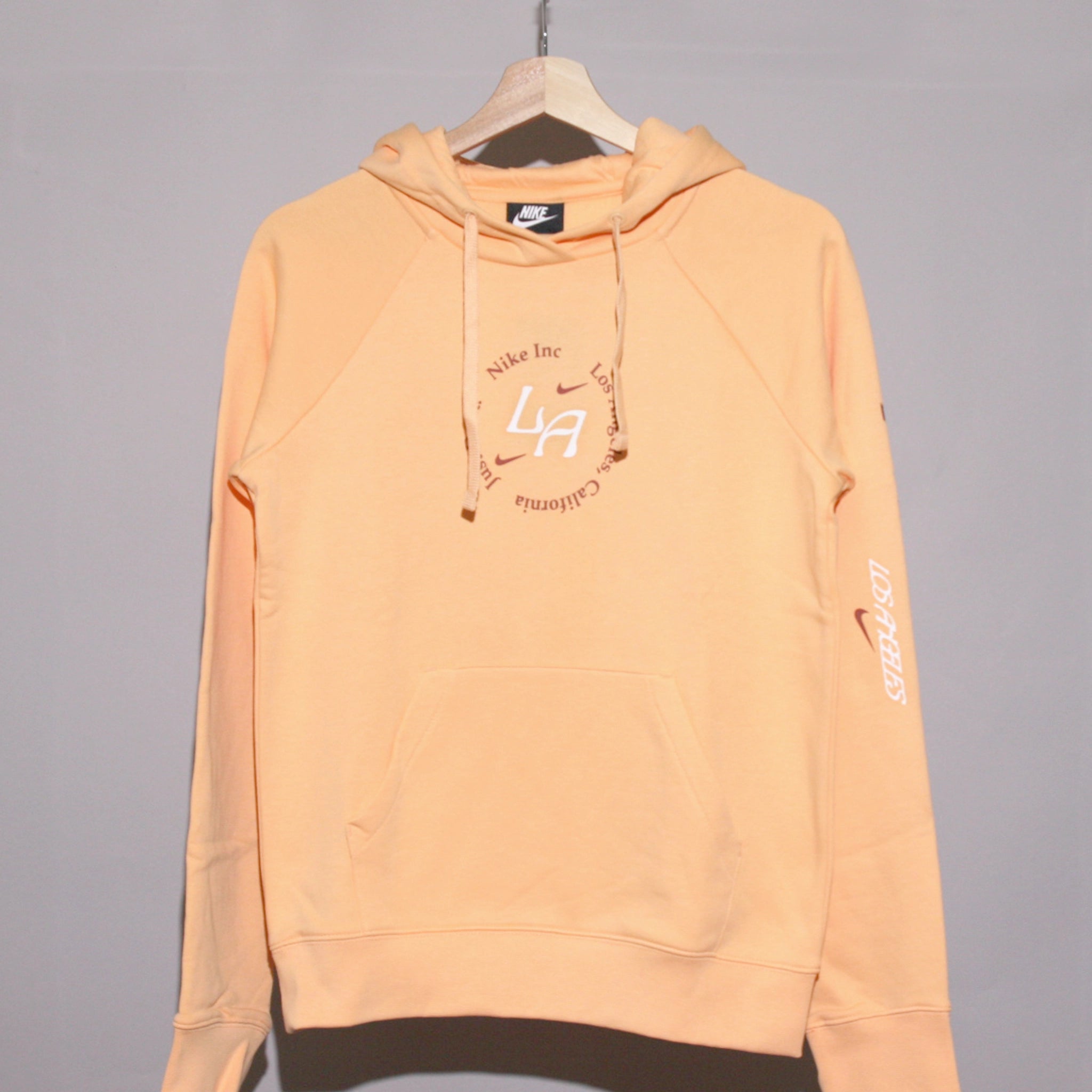 NIKE Womens Sportswear City of LA Fleece Pullover Hoodie High Neck Pullover