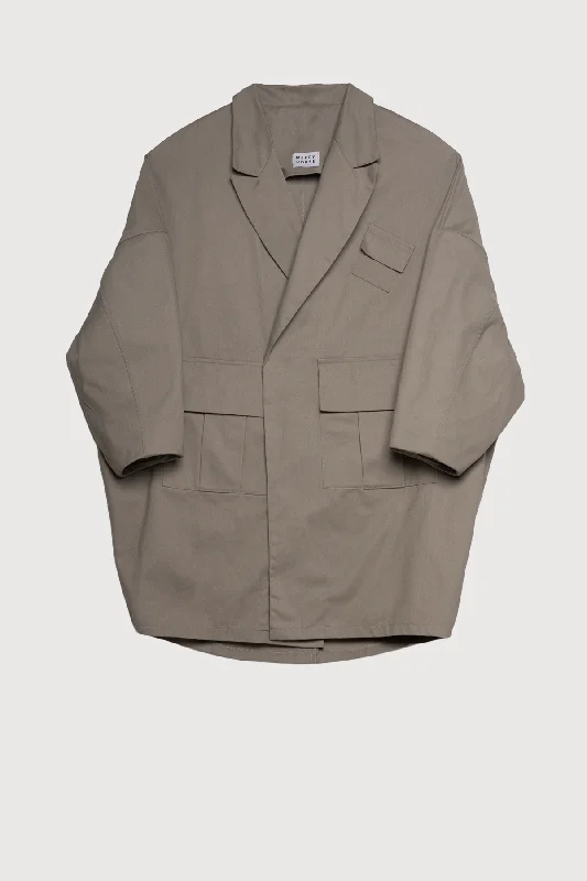 ZAYN TRENCH COAT Knit Woven Fleece