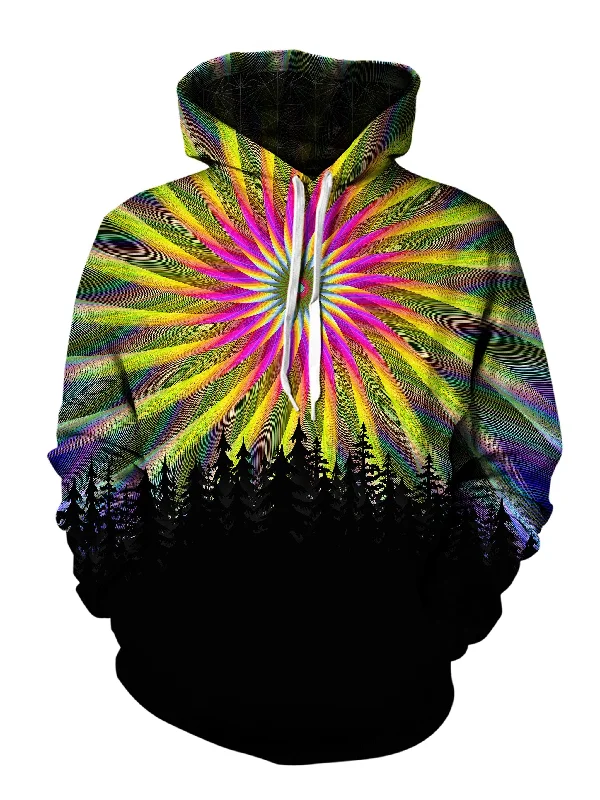 Solar Treeline Pullover Hoodie Hoodie with Rhinestones Sparkly Elegant