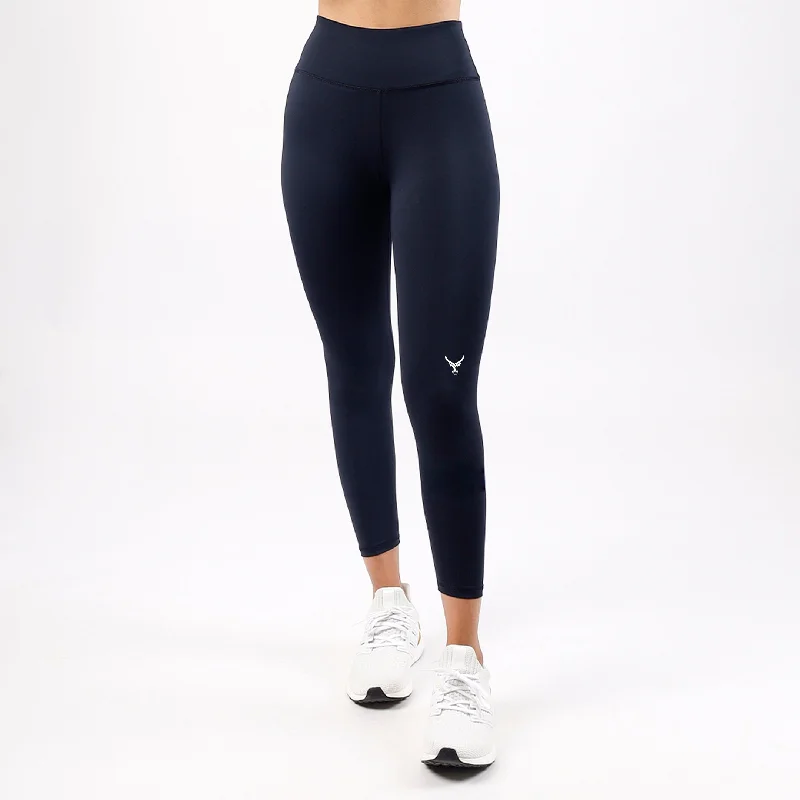 Mighty Leggings (NVYLG) Elegant Printed Leggings with Pockets