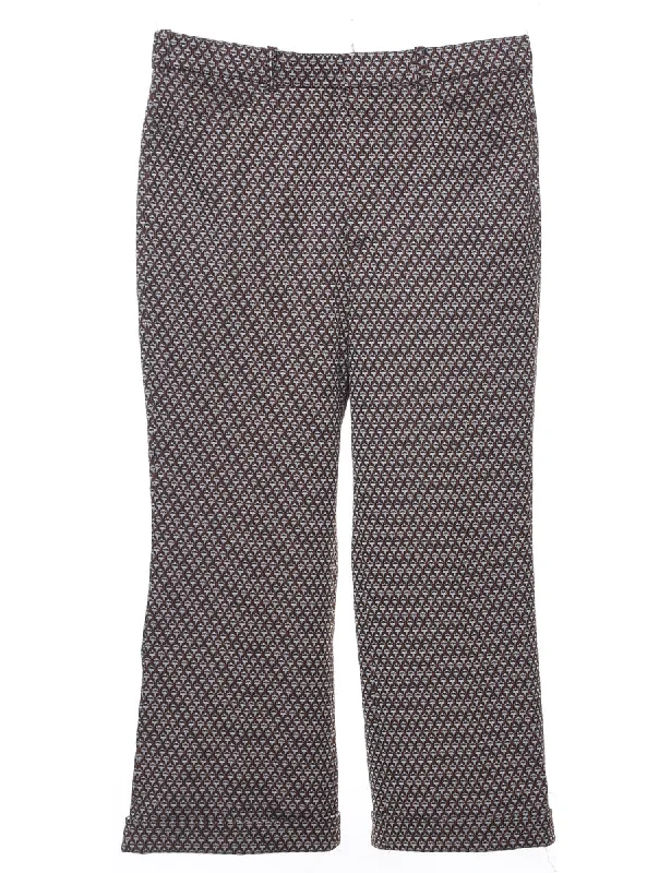 Multi-colour Trousers - W36 L28 Trousers practical easy-care