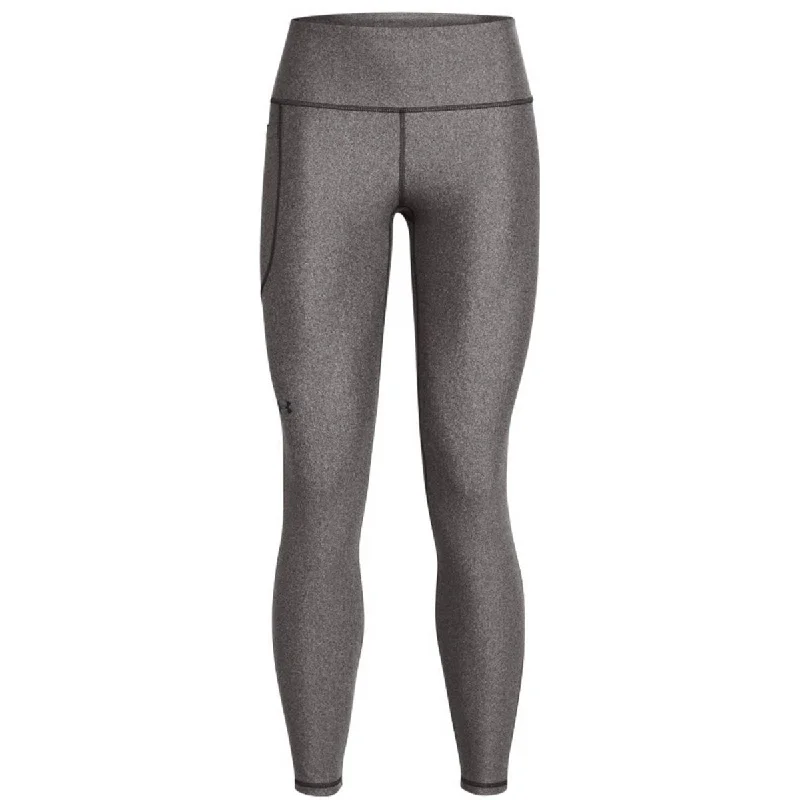 Under Armour Hi-Rise Full Length Leggings - Womens - Charcoal Light Heather/Black Fashionable Plus-Size Activewear Under Armour Hi-Rise Full Length Leggings - Womens - Charcoal Light Heather/Black Fashionable Plus-Size Activewear
