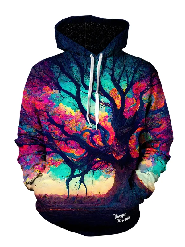 Discovery Unisex Pullover Hoodie Hoodie with Neon Bright Vibrant