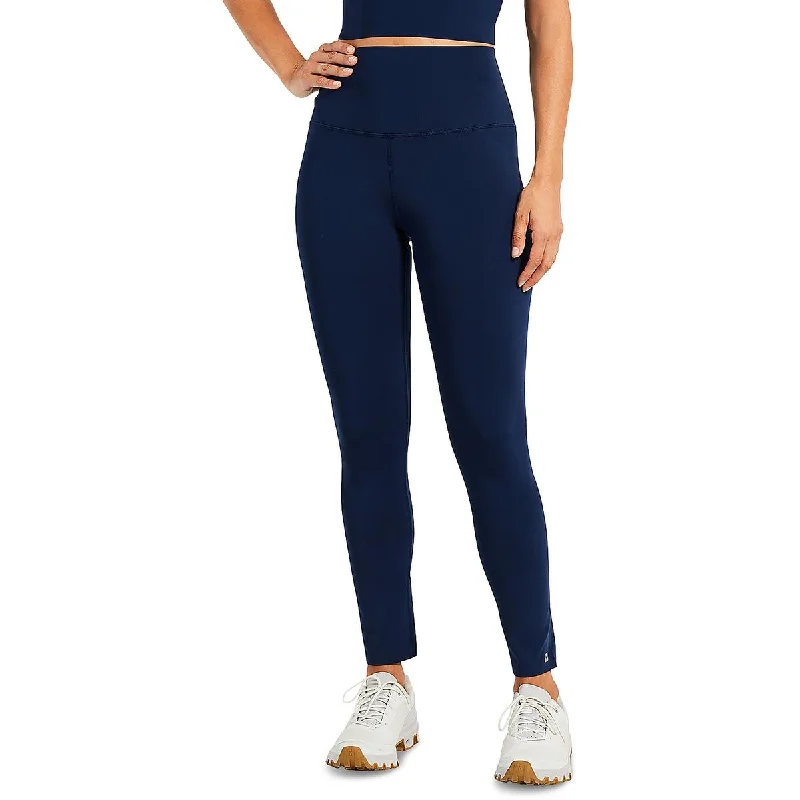 Nic + Zoe Womens Solid Stretch Leggings Fashionable Tummy Control Leggings