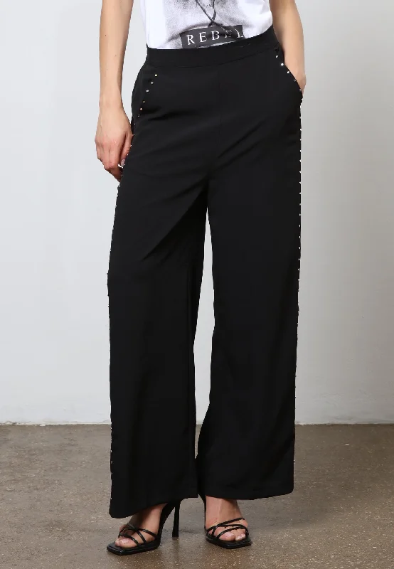 POLARIS TROUSERS BLACK Trousers fashionable trendy