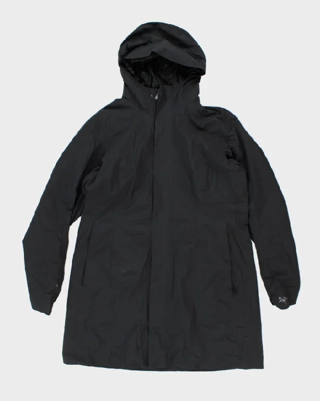 Vintage Arc'teryx Waterproof Hooded Long Coat - XL Embroidered Appliqued Beaded