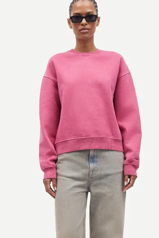 Samsoe Samsoe - Sava Sweatshirt Hoodie with Back Slit Movement Comfort