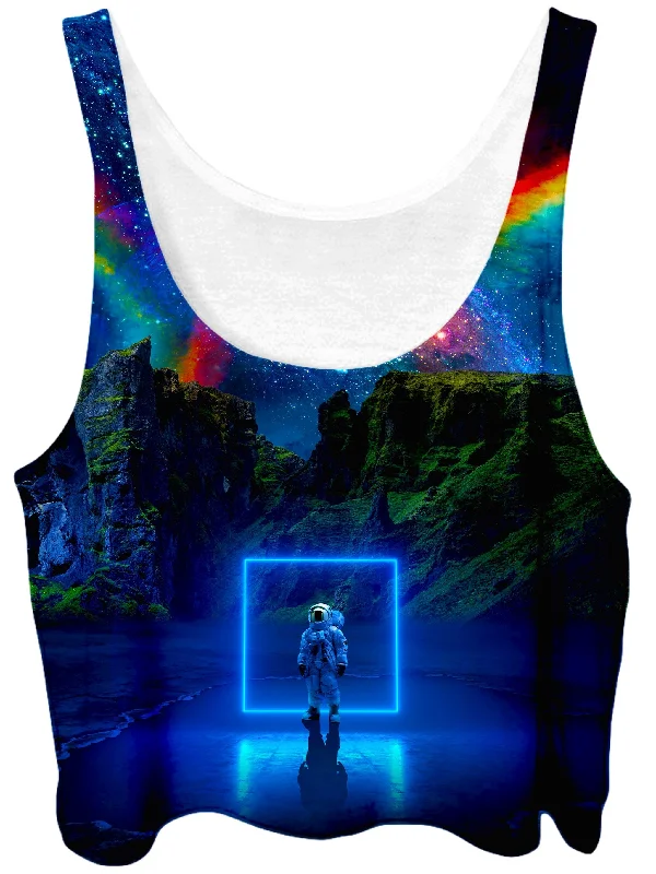 Cosmic Toybox Crop Top Modern Contemporary Chic
