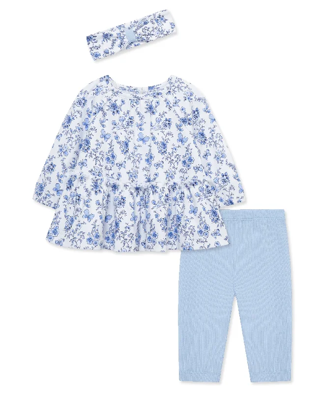 Butterfly Tunic & Legging Set Stylish Camo Print Leggings
