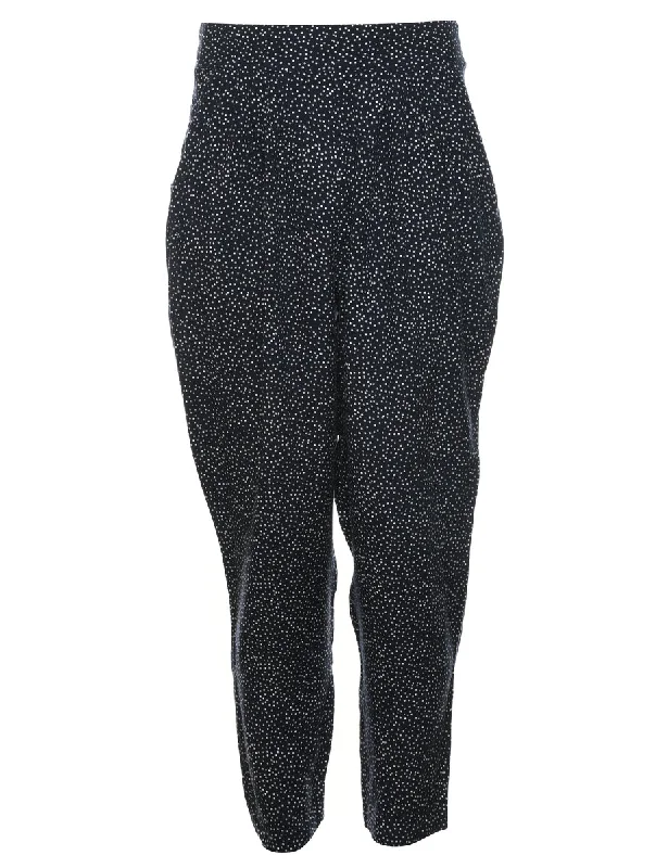 Spot Printed Trousers - W26 L28 Trousers luxurious premium