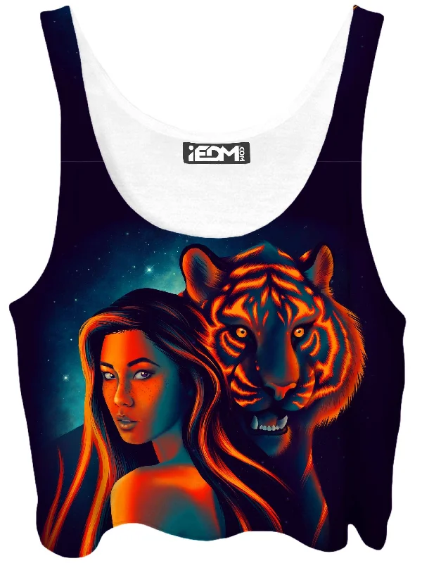 Cosmic Mystery Crop Top Cozy Warm Stylish