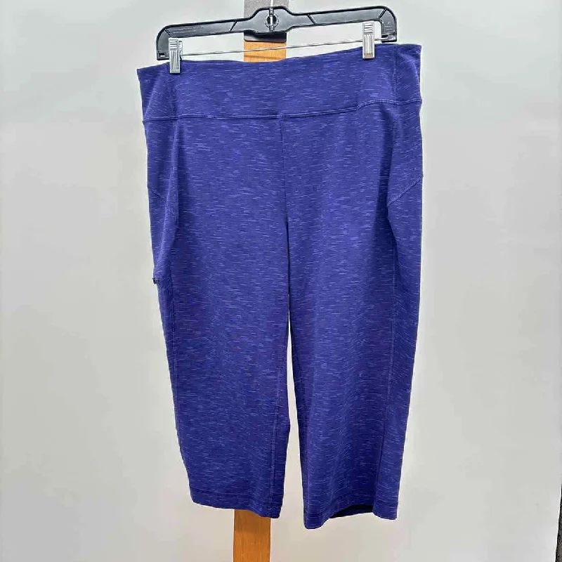 Duluth Trading Co. Women's Size L indigo Streaked Leggings Fashionable Stretchy Fit Leggings Duluth Trading Co. Women's Size L indigo Streaked Leggings Fashionable Stretchy Fit Leggings