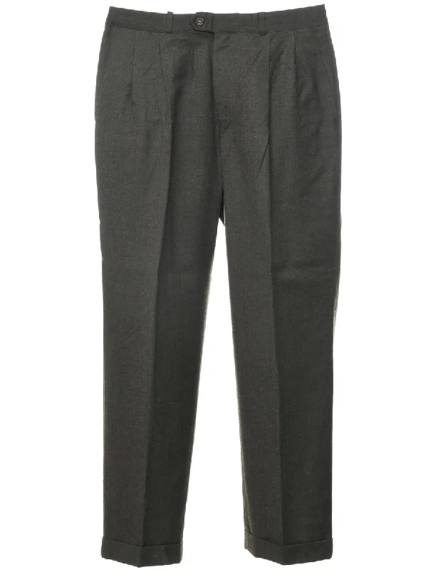 Wool Chaps Trousers - W34 L32 Trousers Yoga Stretchy