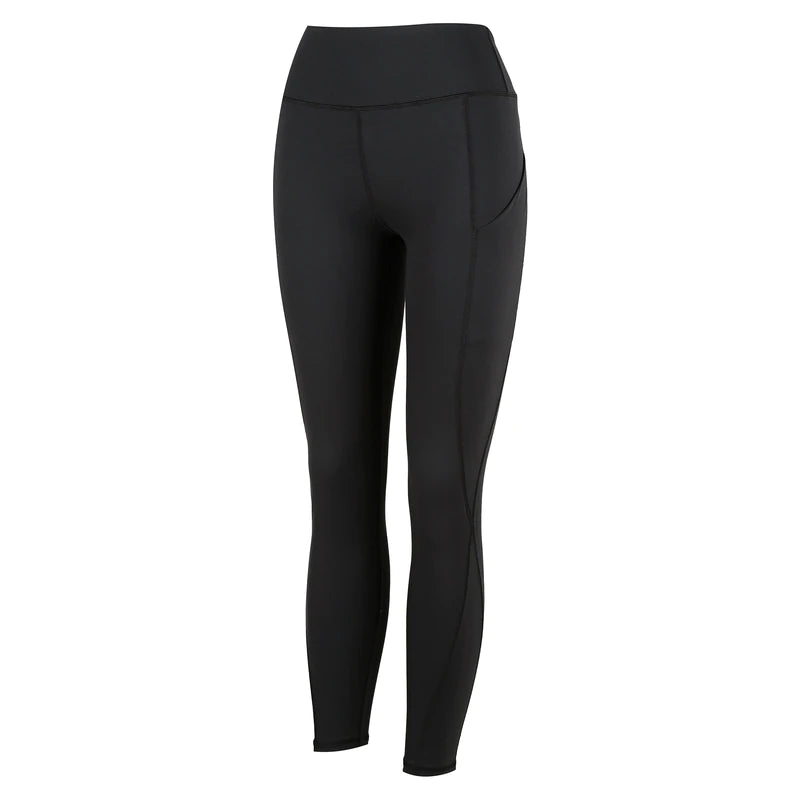 Ridgeline Ladies Infinity Leggings - Black Cozy Reflective Detail Leggings