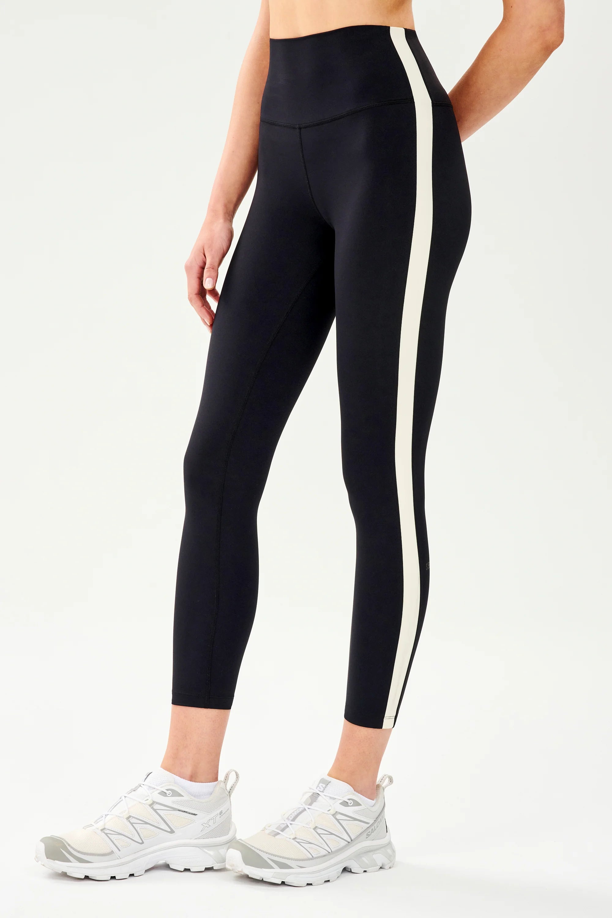 Splits59 Clare High Waist Rigor 7/8 Leggings Comfortable Ribbed Waistband Leggings