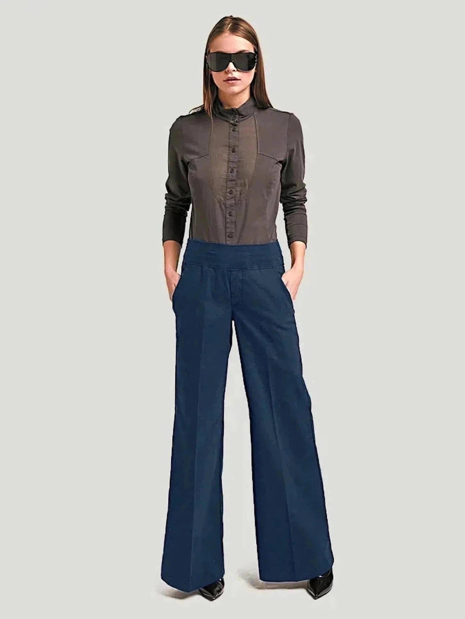 European Culture Plus Size Trouser Pants Trousers fashionable chic