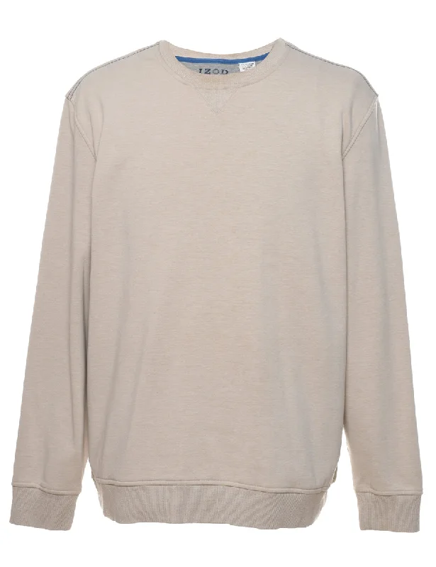 Izod Plain Sweatshirt - XL Hoodie with Neon Bright Vibrant