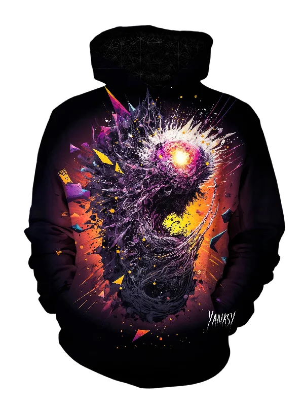 Malicious Fate Unisex Pullover Hoodie Hoodie with Button Classic Timeless