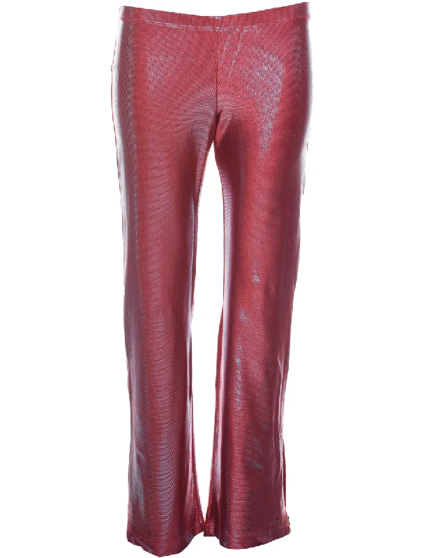 Shiny Trousers - W25 L30 Trousers Designer Luxury