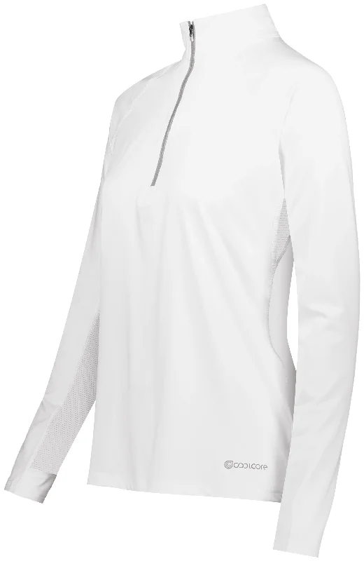Ladies Electrify Coolcore?? 1/2 Zip Pullover 222774 Sabrina Neck Pullover