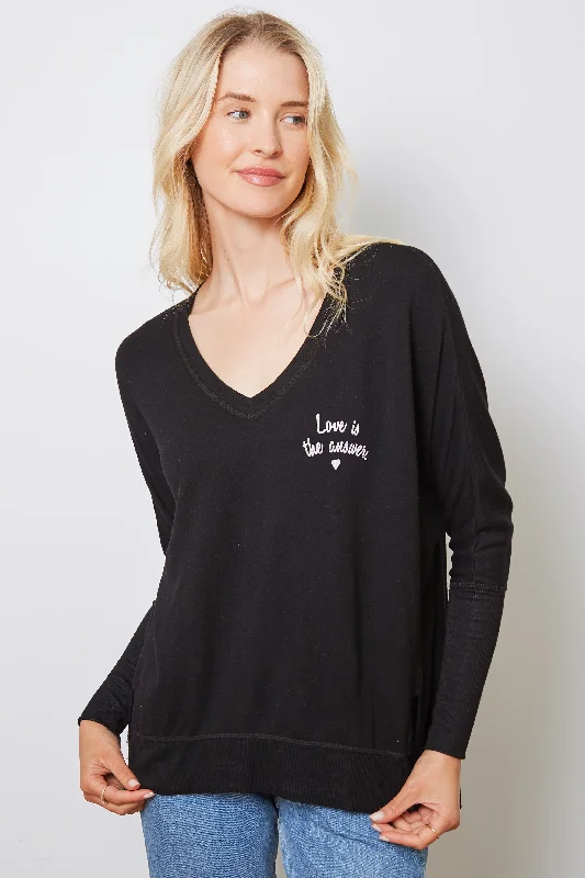 Carrie | V-Neck Pullover Thin Wool Pullover