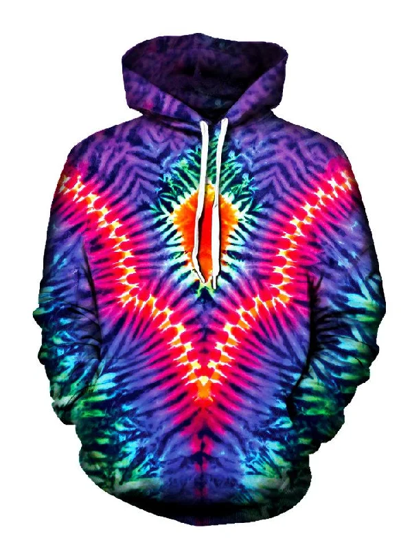 Pointed V Pullover Art Hoodie Hoodie with Hood Adjustable Protection
