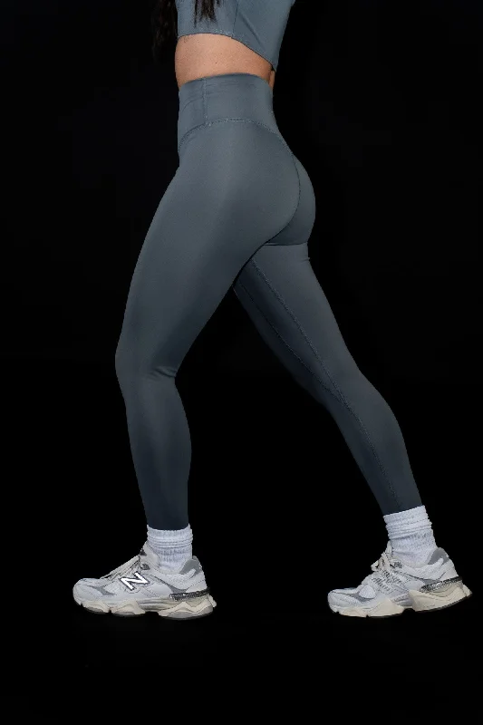 Resilient Non Pocket Legging - Amber, Slate Green, Rouge Pink. Casual Sporty Leggings