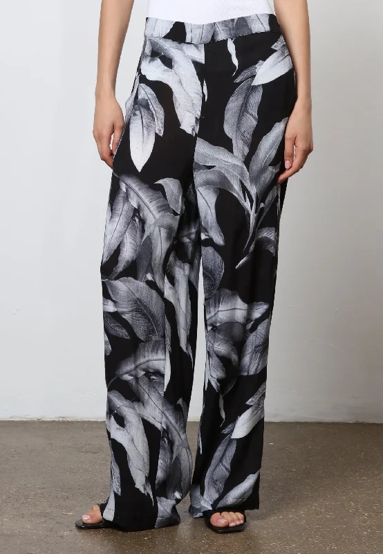 TIME TROUSERS BOTANIC BLACK Trousers Custom Made