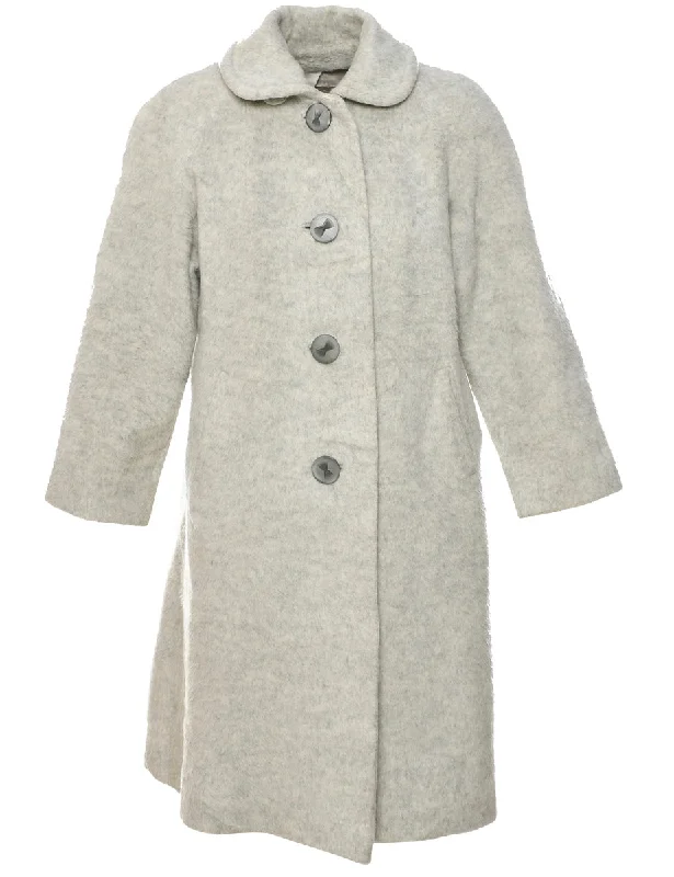 Grey Wool Coat - M Bolero Crop Top Camisole