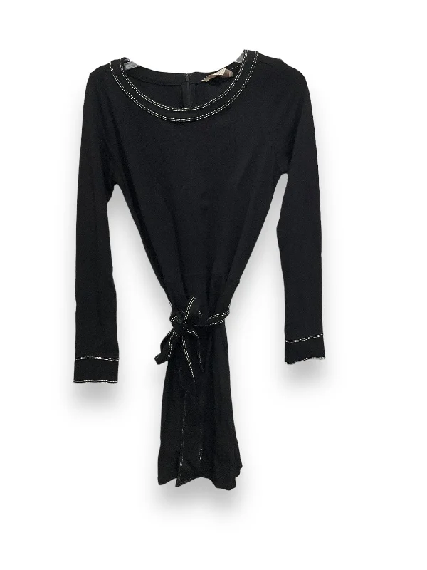 Black Dress Casual Midi Loft, Size 0 Fashionable Chiffon Midi Dress