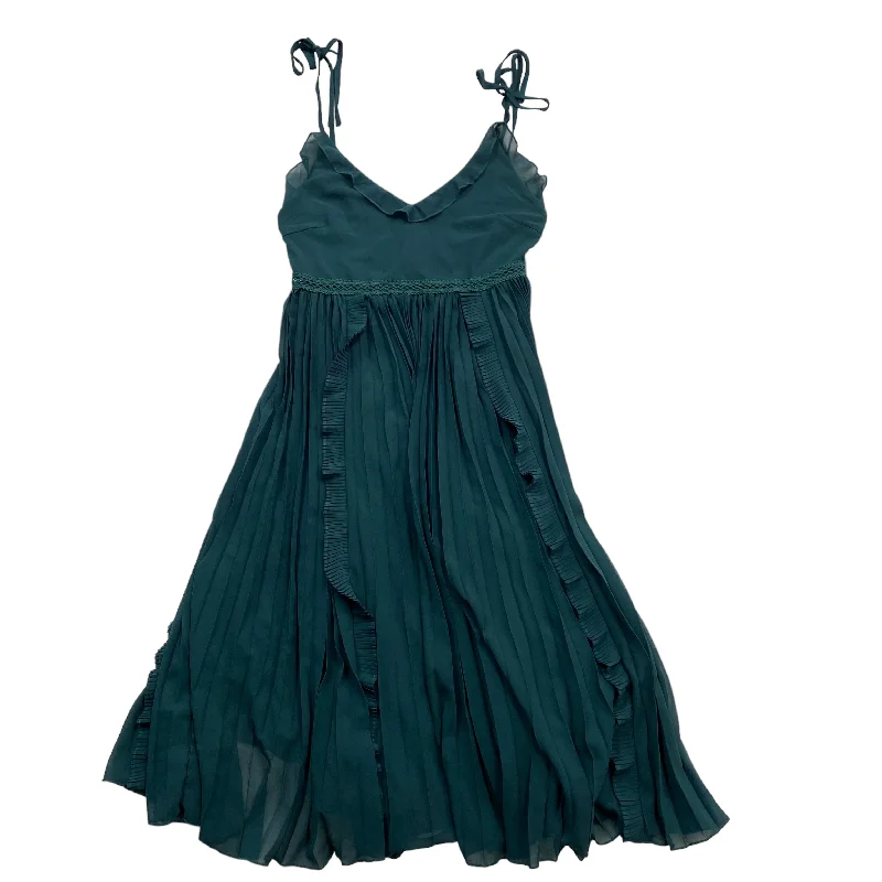 Black Dress Casual Midi Mi Ami, Size L Trendy Smocked Waist Midi Dress