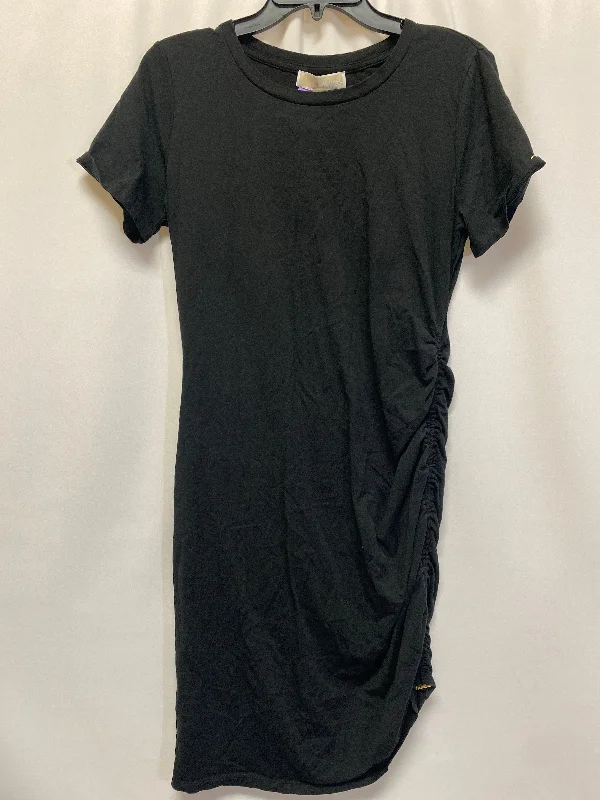 Black Dress Casual Midi Michael By Michael Kors, Size L Comfortable Knitwear Midi Dress Black Dress Casual Midi Michael By Michael Kors, Size L Comfortable Knitwear Midi Dress