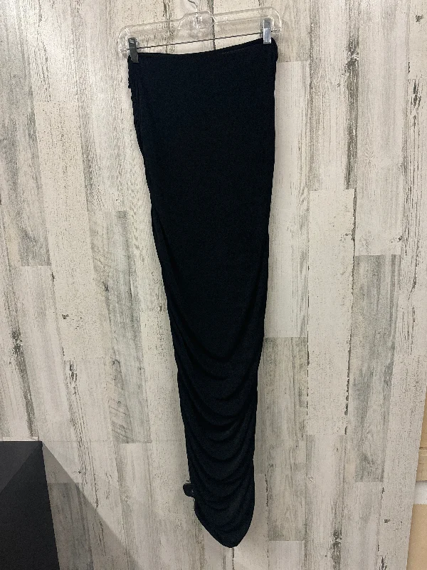 Black Dress Casual Midi Nasty Gal, Size L Fashionable Off-Shoulder Dress Midi