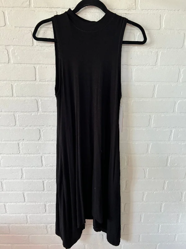 Black Dress Casual Midi Philosophy, Size S Fashionable Plaid Midi Dress
