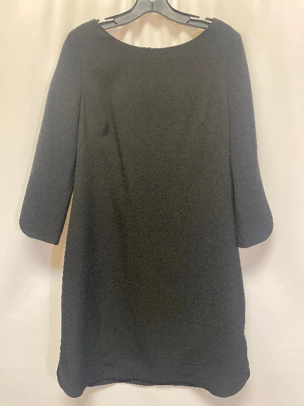 Black Dress Casual Midi Vince Camuto, Size M Trendy Ruffled Sleeve Midi Dress