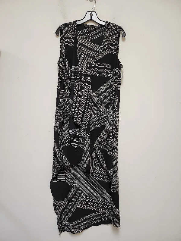 Black & White Dress Casual Midi Bcbgmaxazria, Size S Elegant Satin Button Midi Dress Black & White Dress Casual Midi Bcbgmaxazria, Size S Elegant Satin Button Midi Dress