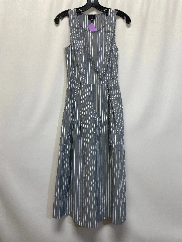 Blue Dress Casual Midi Mossimo, Size Xs Fashionable Casual Midi Dress