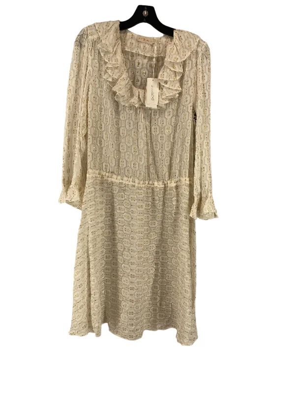 Cream Dress Party Midi Tory Burch, Size S Elegant Satin Slip Midi Dress