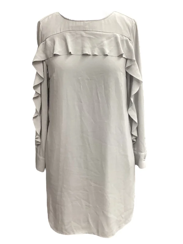Grey Dress Casual Midi Banana Republic, Size Xs Comfortable Empire Waist Midi Dress