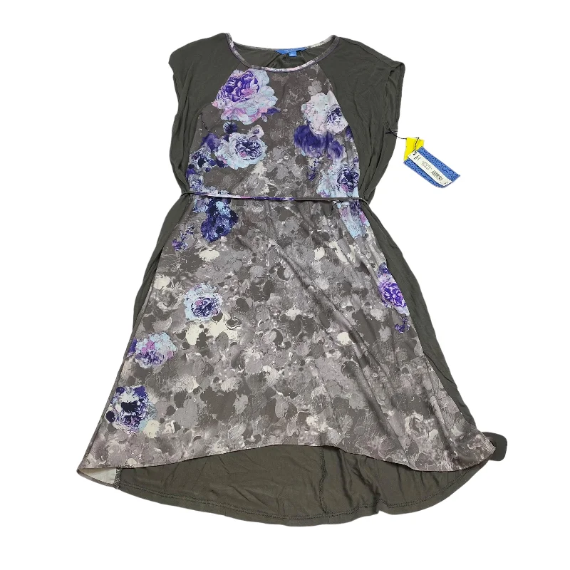 Grey Dress Casual Midi Simply Vera, Size Xl Fashionable Shift Midi Dress