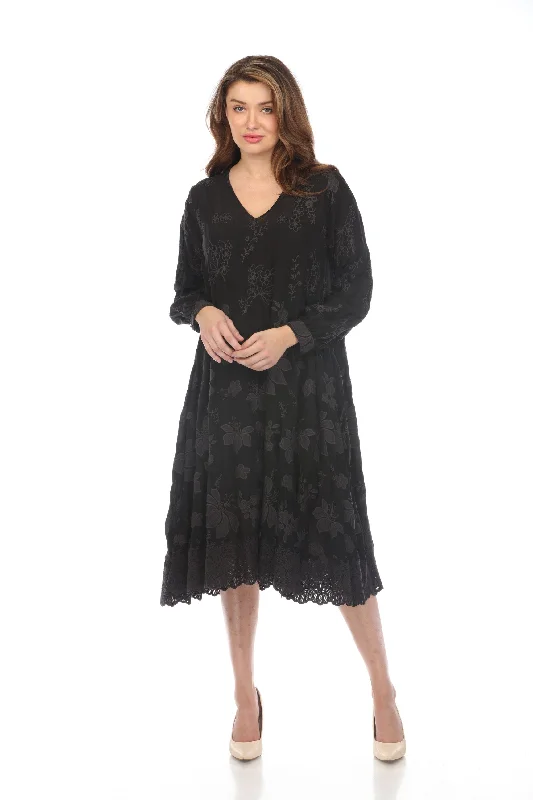 Johnny Was Nathy Lily Embroidered Midi Slip Dress C32224 Boho Chic * Trendy Mock Neck Midi Dress Johnny Was Nathy Lily Embroidered Midi Slip Dress C32224 Boho Chic * Trendy Mock Neck Midi Dress