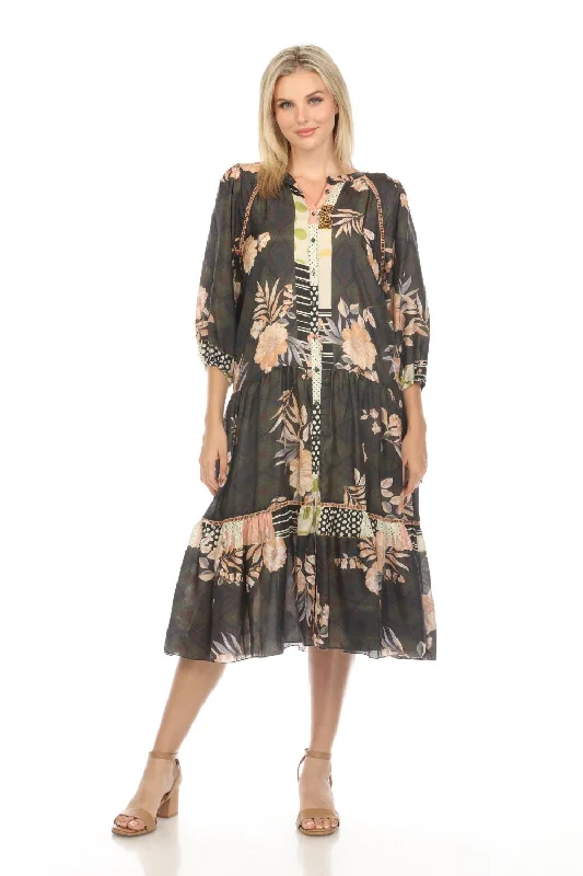 Johnny Was Nido Sonder Midi Slip Dress Boho Chic C39323 Fashionable Shift Midi Dress Johnny Was Nido Sonder Midi Slip Dress Boho Chic C39323 Fashionable Shift Midi Dress