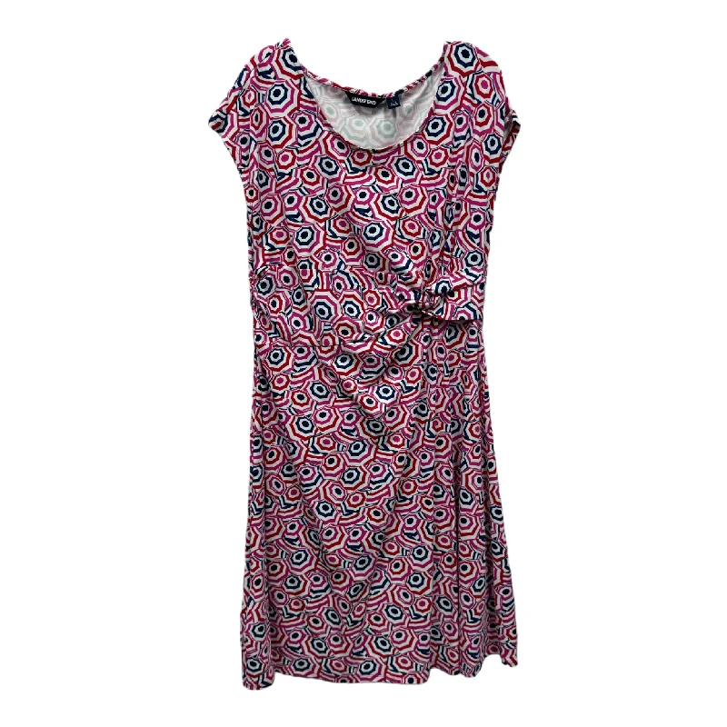 Multi-colored Dress Casual Midi By Lands End, Size: L Cozy Spaghetti Strap Midi Dress