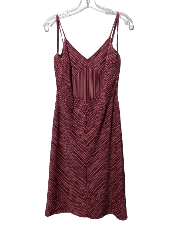 Multi-colored Dress Casual Midi Esprit, Size 4 Trendy Tiered Hem Midi Dress