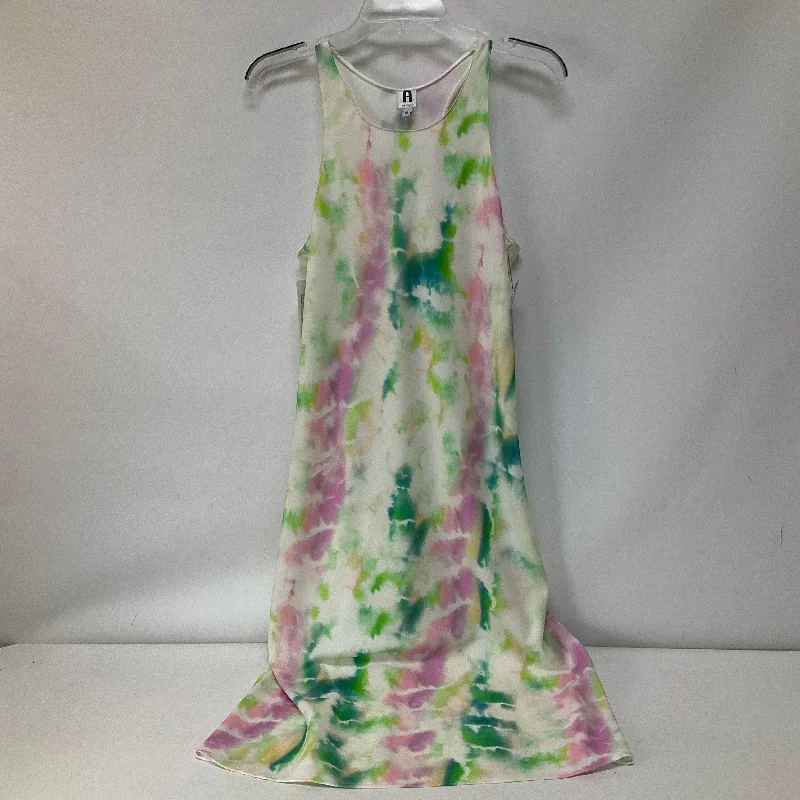 Multi-colored Dress Casual Midi Evereve, Size M Chic Floral Print Midi Dress