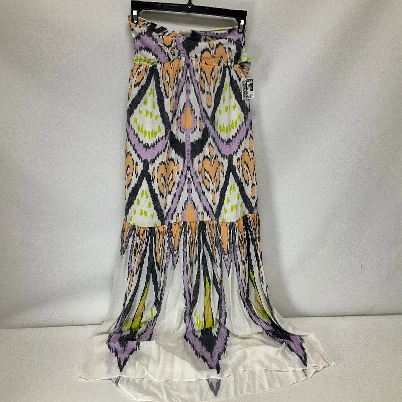 Multi-colored Dress Casual Midi Free People, Size Xs Stylish Vintage Midi Dress