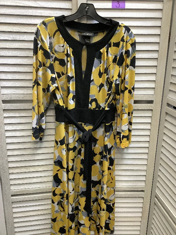 Multi-colored Dress Casual Midi Lane Bryant, Size Xs Fashionable Skater Midi Dress
