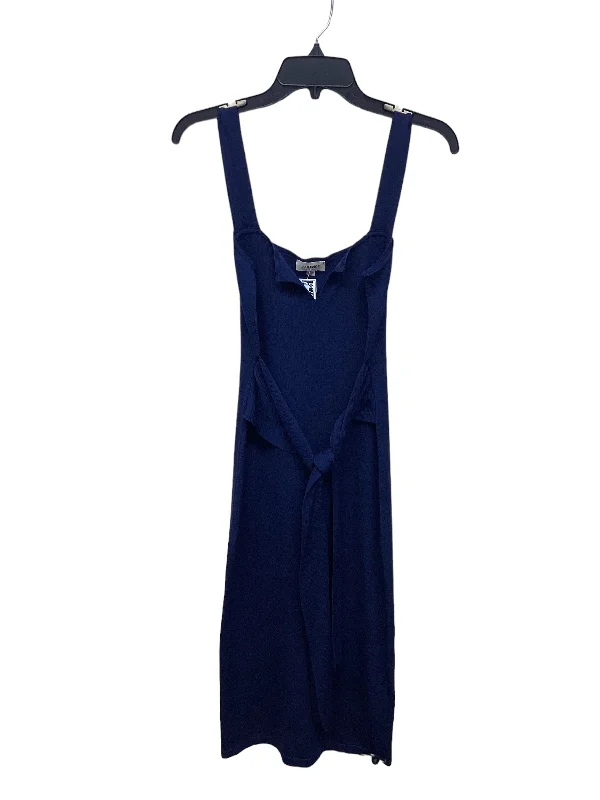 Navy Dress Casual Midi L Agence, Size Xs Elegant Floral Midi Dress