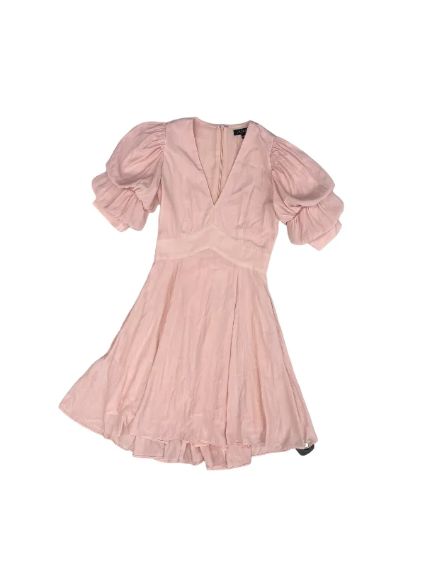 Pink Dress Party Midi 1.state, Size Xxs Fashionable Casual Midi Dress